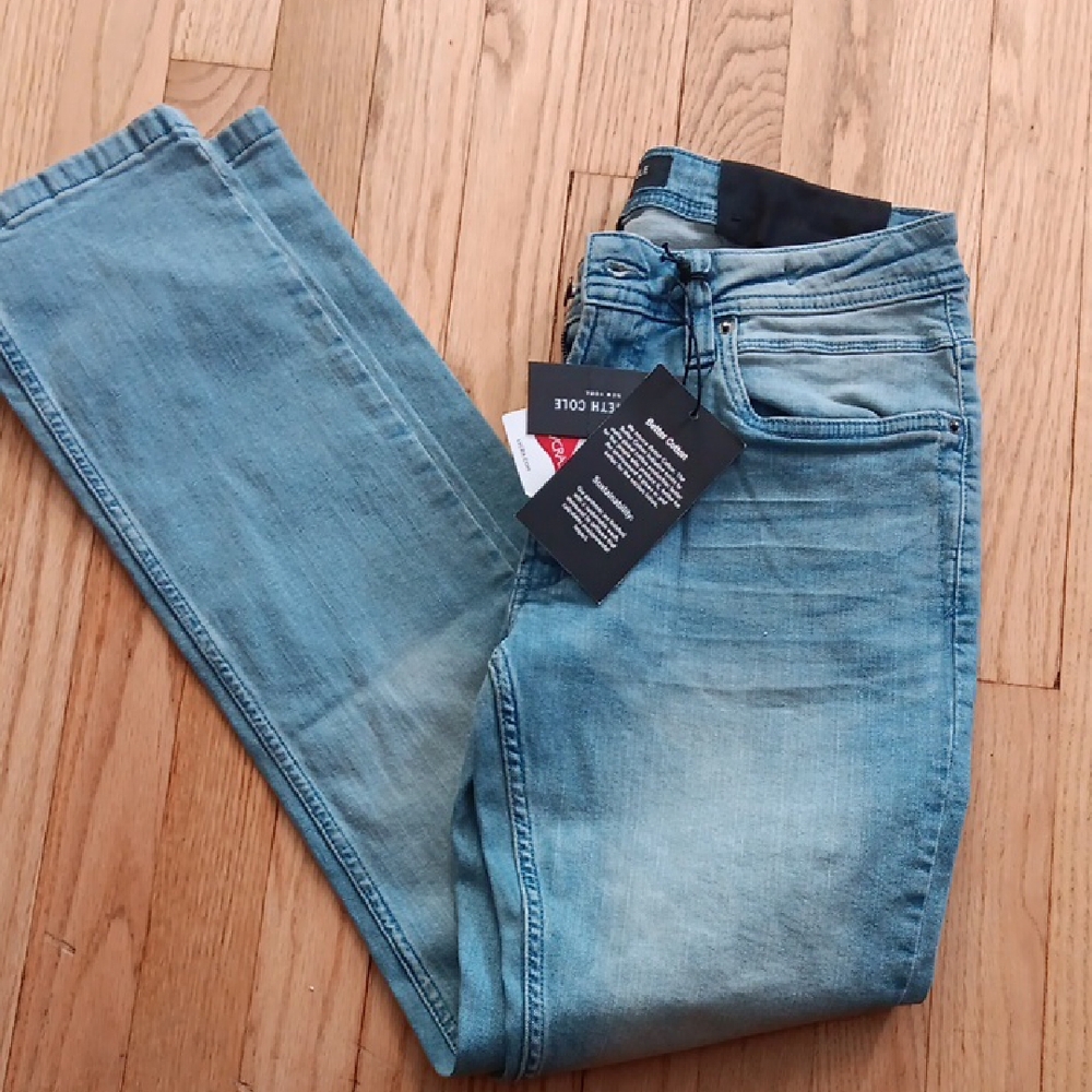 Men's Light Blue Jeans Nwt Kenneth Cole Mens 30x32 Skinny